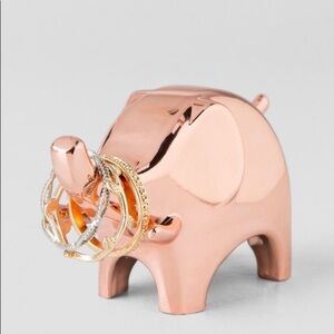 Umbra Elephant Ring Holder Jewelry Stand Copper Finish